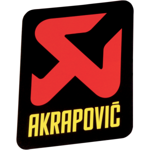 Adesivo originale Akrapovic per scarico in titanio