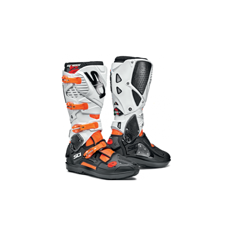 Boots Cross - Enduro Sidi Crossfire 3 SRS Orange Fluo Black White Sidi 