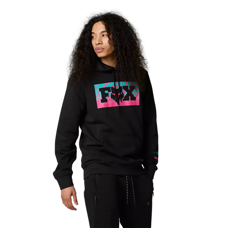 Felpa FOX con cappuccio Nuklr Nera