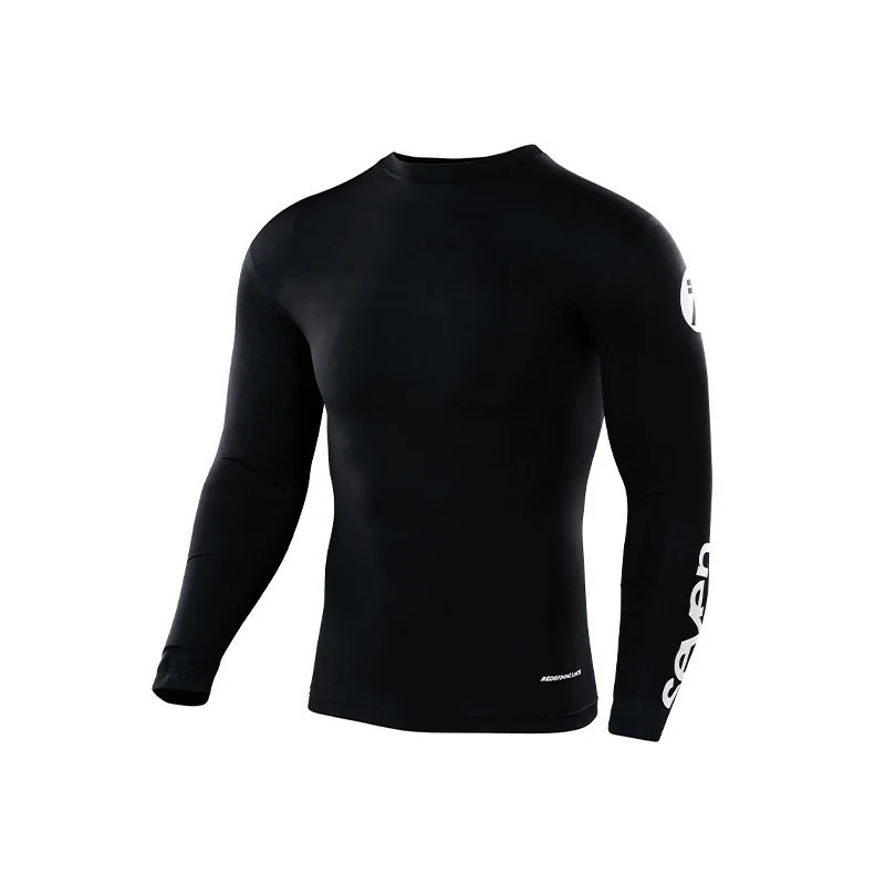 Maglia Bambino Seven Zero Staple Compression Nera