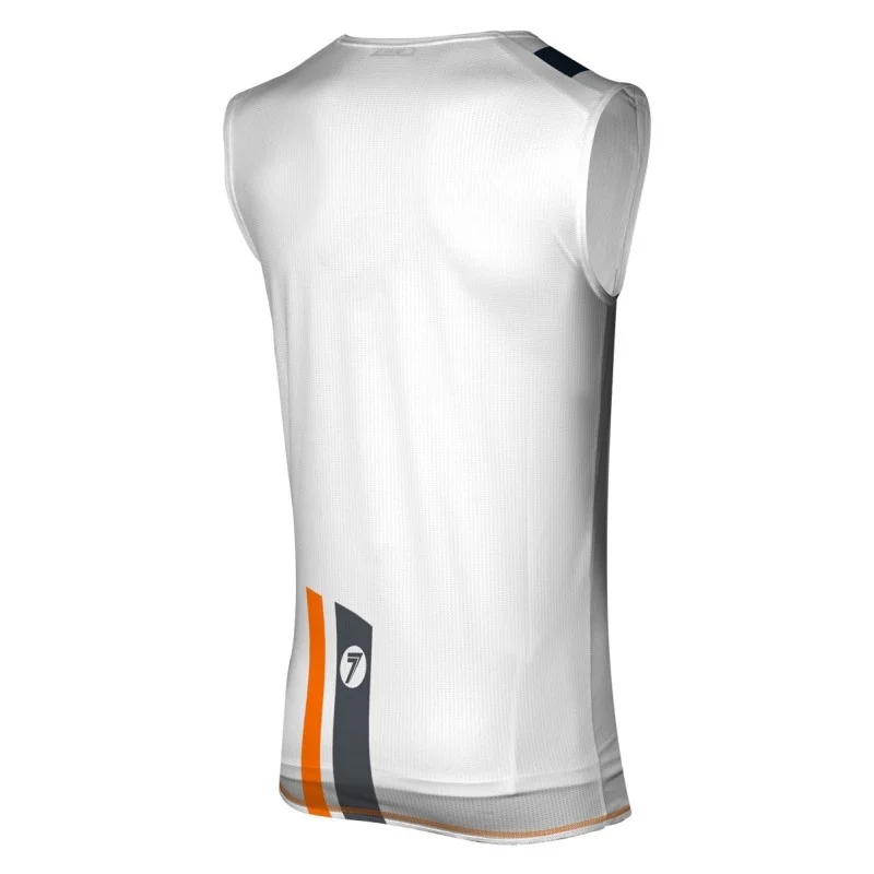 Maglia-canotta Seven bambino Zero Vanguard bianca