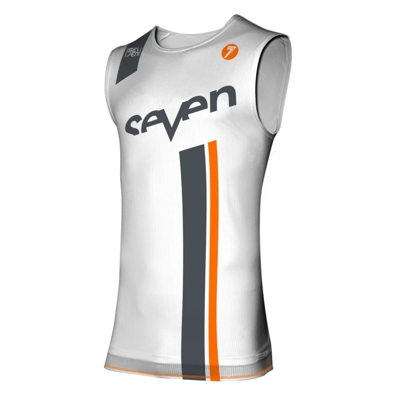 Maglia-canotta Seven bambino Zero Vanguard bianca