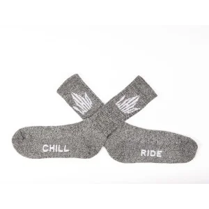 Logo socks Chill & Ride grey