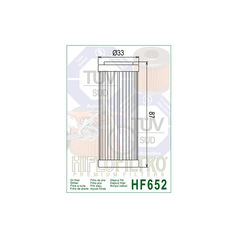 Filtro Olio motore HIFLO KTM/Husqvarna/Husaberg