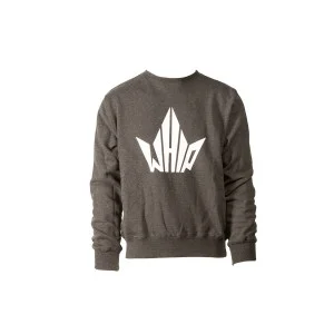 Felpa Whip grigia logo bianco