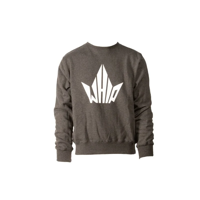 Sweater Whip grey logo blanc