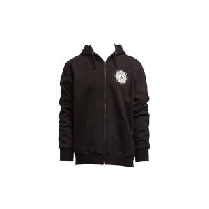 Hoodie black Whip coccarda