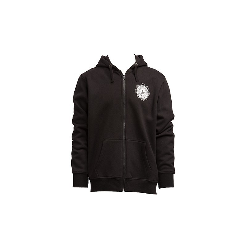 Hoodie noir Whip coccarda