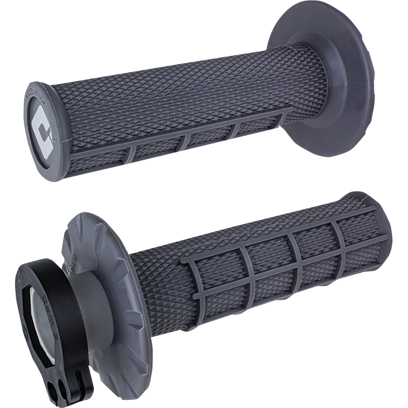 GRIPS V2 LOCK ON HALF WAFFLE 2-4 STROKE GRAPHITE