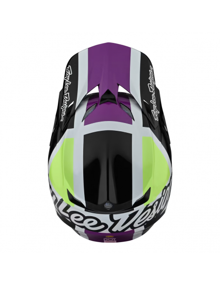 Helmet Troy Lee Desing SE5 COMPOSITE QUATTRO black Fluo yellow 18397702 Troy lee Designs Motocross Helmets