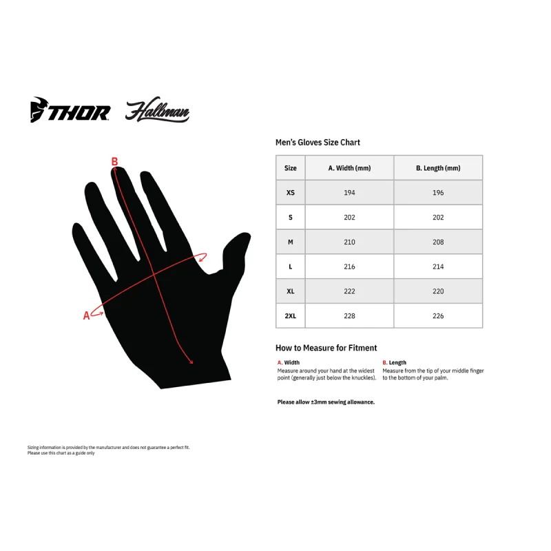 Guanti Thor Rival Agile Midnight Grey