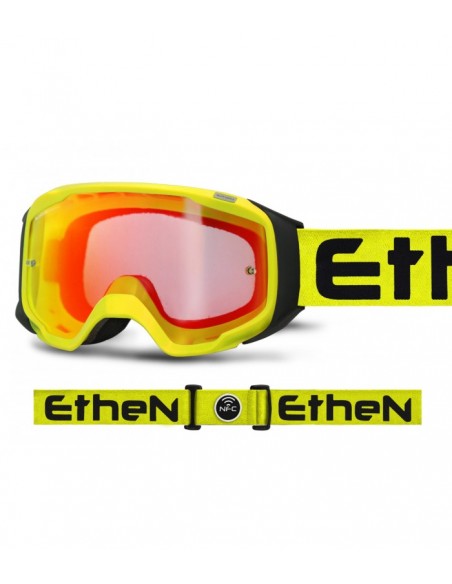 Goggle Ethen GP06 GP0609 Fluo yellow black GP0609 Ethen Motocross Goggles