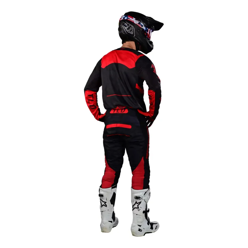 Pant Troy Lee Design GP PRO Blends Camo Red / Black