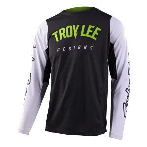 Maillot Cross Troy Lee Designs GP PRO Boltz noir blanc