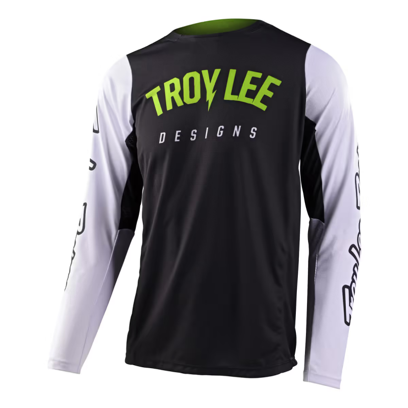 Maillot Cross Troy Lee Designs GP PRO Boltz noir blanc