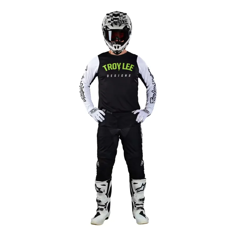 Jersey Troy Lee Designs GP PRO Boltz Black White