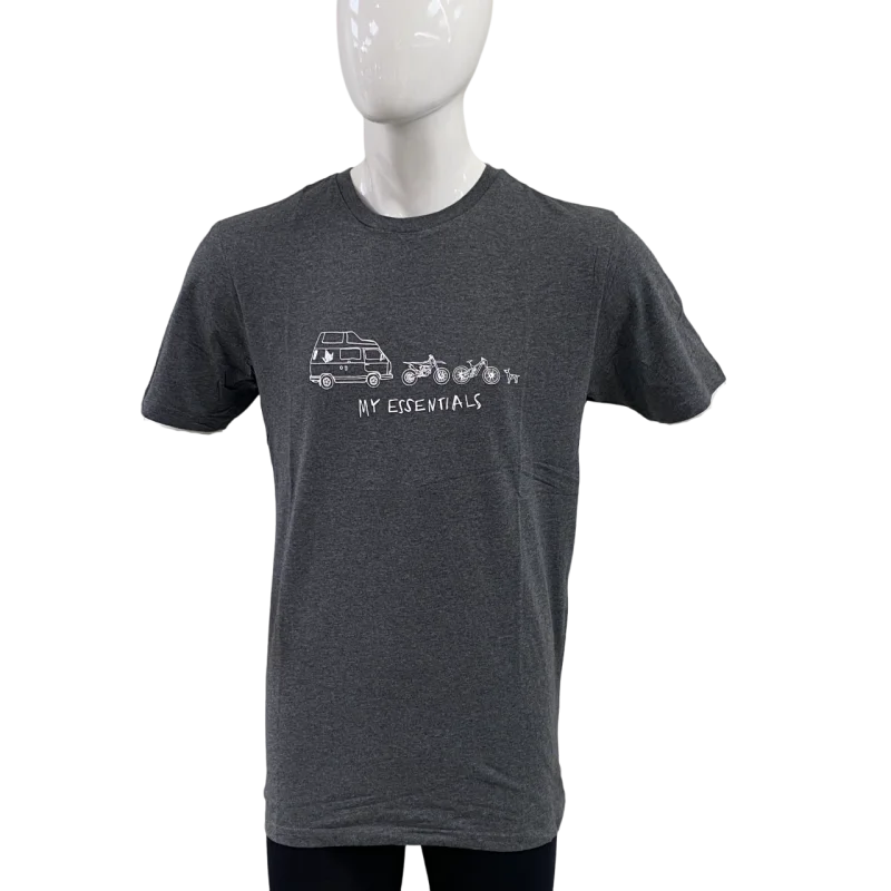 T-shirt man Whip grigia my essential