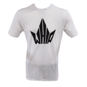 T-shirt man Whip white with black logo