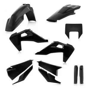 Kit Plastique Complet Acerbis Husqvarna TE-FE 2020-2023 noir