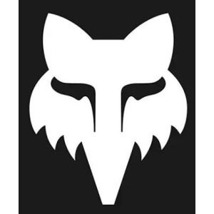 Sticker Fox 48.5cm x 39.5cm white for glass
