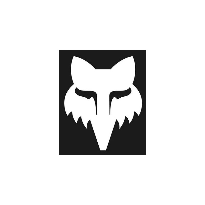 Sticker Fox 48.5cm x 39.5cm white for glass