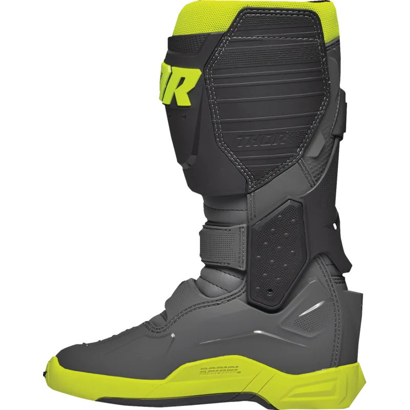 Stivali Motocross Thor Radial grigio/giallo fluo