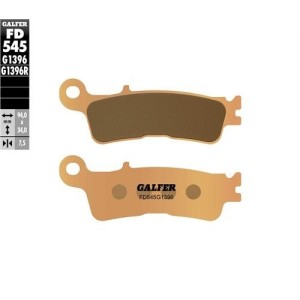 Pastiglie freno anteriori Galfer sinterizzate-Yamaha YZF 450 20- YZF 250 21- YZ 22-