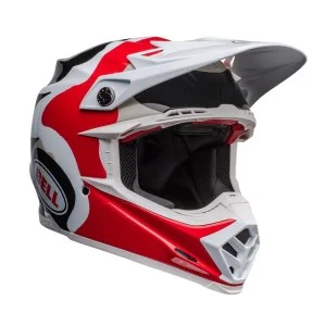 Casco Bell Moto-9S Flex Cousteau reef bianco/rosso opaco