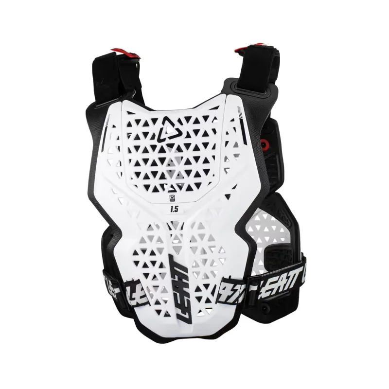 Pettorina Leatt Chest Protector 1.5 Ventilata bianca