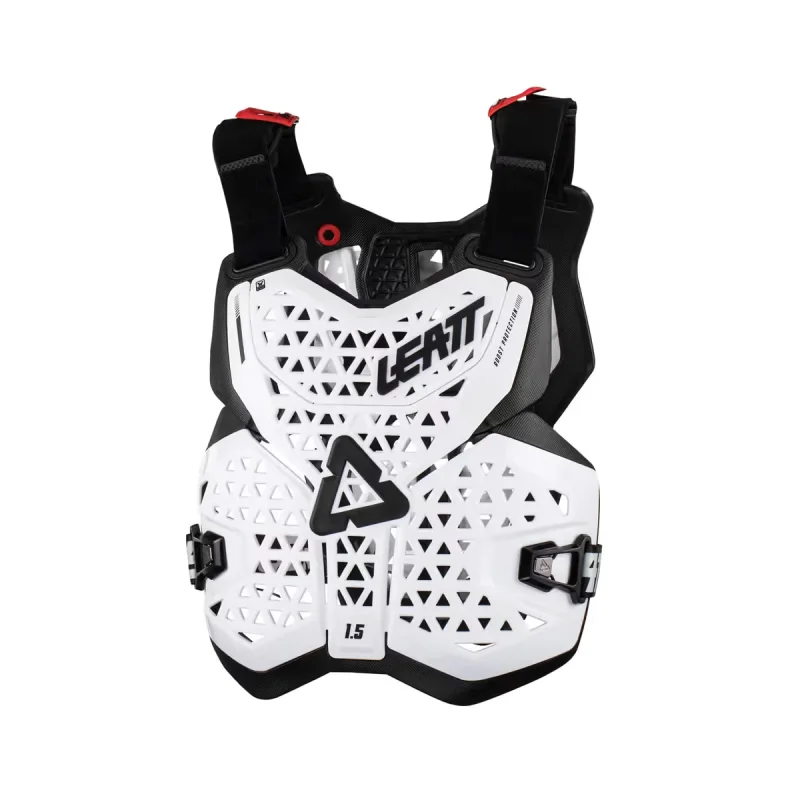 Pettorina Leatt Chest Protector 1.5 Ventilata bianca