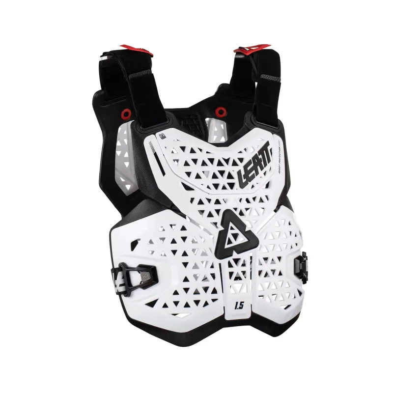 Pettorina Leatt Chest Protector 1.5 Ventilata bianca