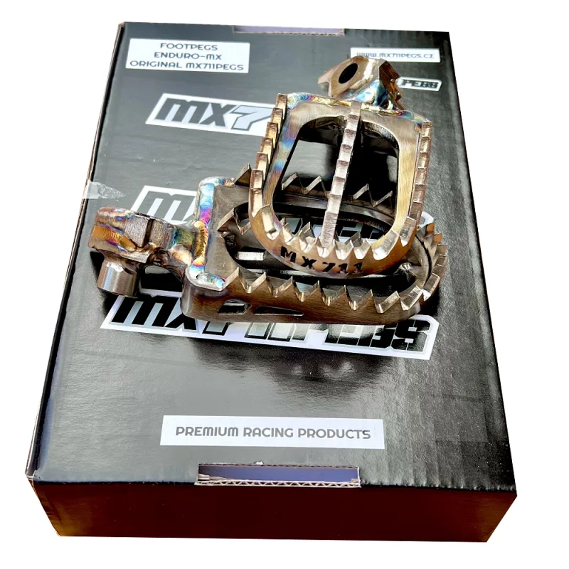 Stainless steel Fußrasten evolution MX711-Yamaha YZ-YZF | Fantic XX-XE