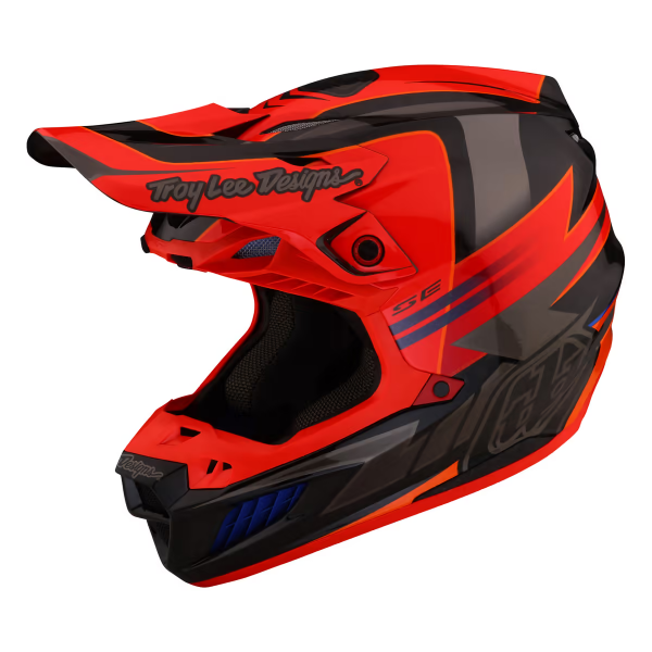 Helmet Troy Lee Designs SE5 Saber Carbon Red 17294200 Troy lee Designs Motocross Helmets