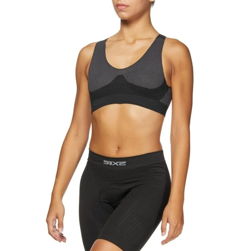 Sports Bra Carbon SIXS Black