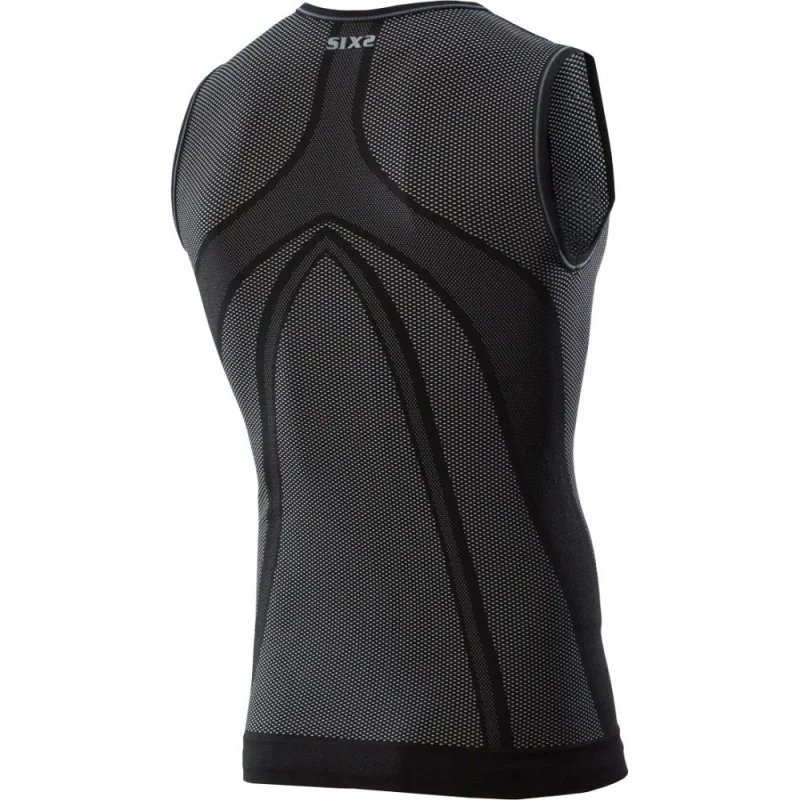 Kids Carbon Underwear Tank SIXS Black Carbon