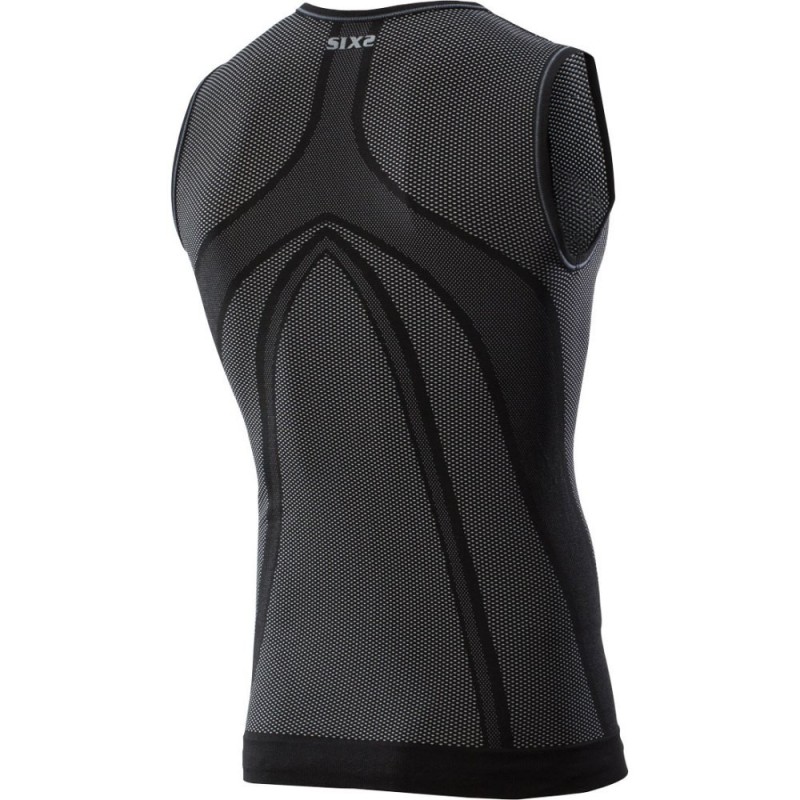 Kids Carbon Underwear Tank SIXS Black Carbon