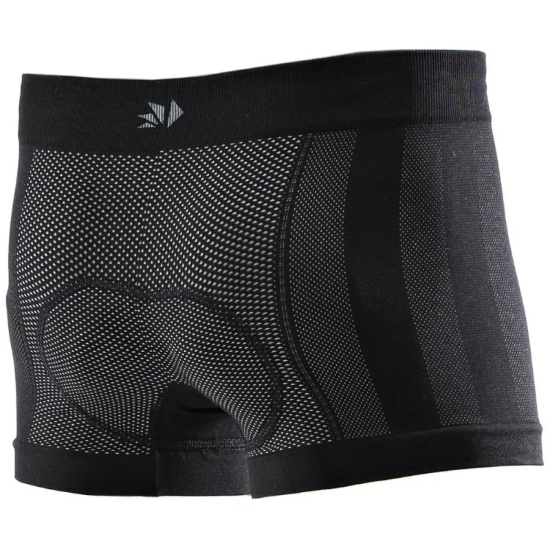 Boxer Intimo Sportivo carbon con fondello SIXS Nero Carbonio