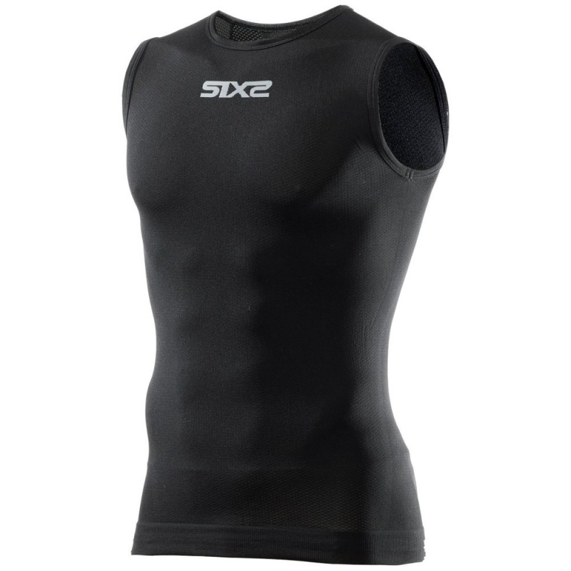Canotta Carbon 4 stagioni Nera SIXS