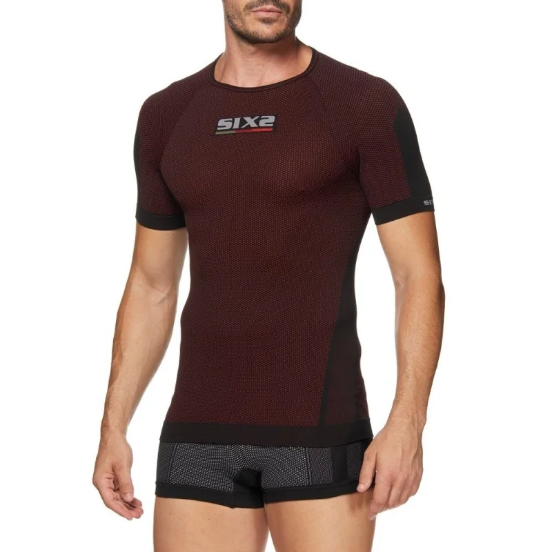 T-Shirt Intima Tecnica SIXS Rosso scuro