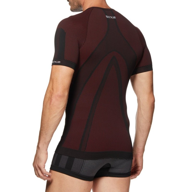 T- Shirt Underwear 4 Season SIXS Dark Red