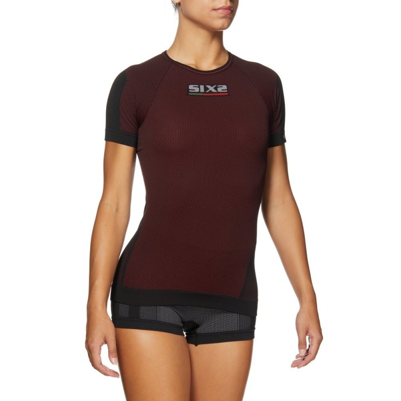 T-Shirt Intima Tecnica SIXS Rosso scuro