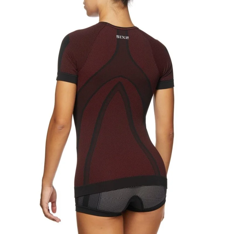 T-Shirt Intima Tecnica SIXS Rosso scuro