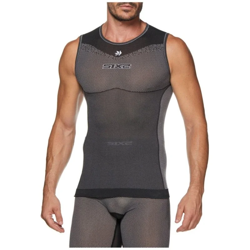 Underwear Tank Breezytouch SIXS Black Carbon