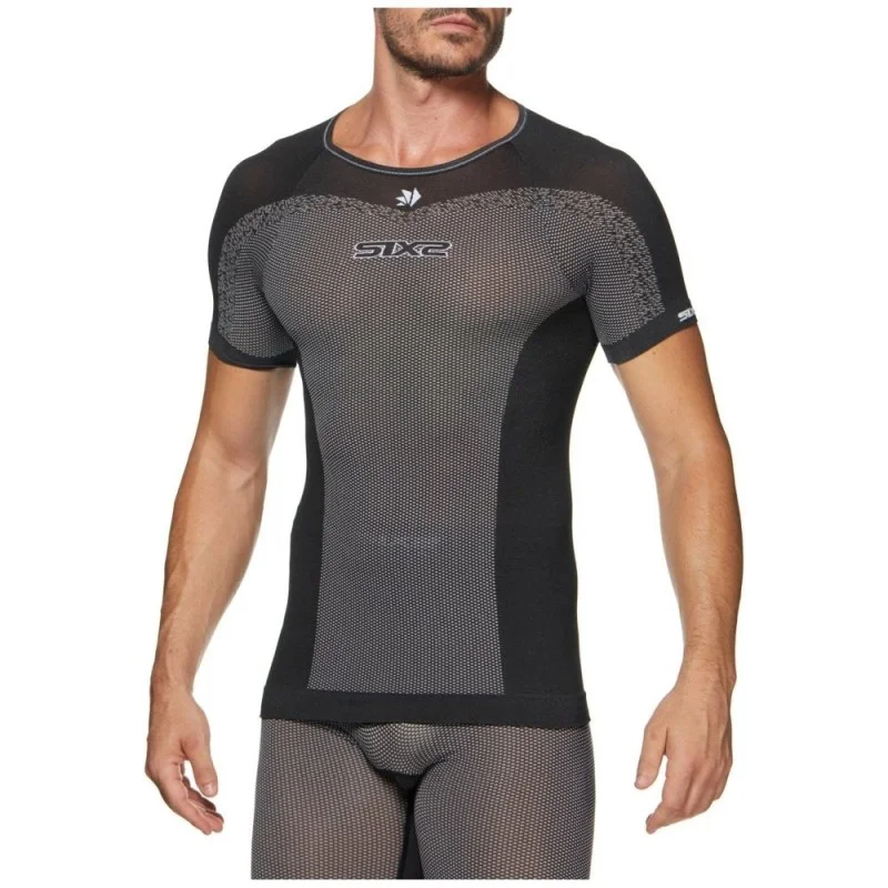 T-shirt Breezytouch Leggera SIXS Nera Carbonio