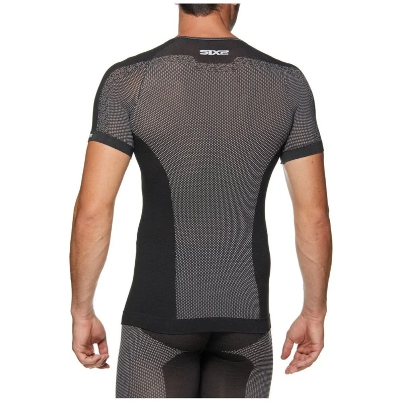 T-shirt Breezytouch Leggera SIXS Nera Carbonio