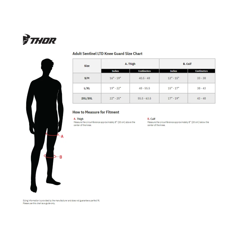 Ginocchiere Thor Sentinel 2023 Bianche