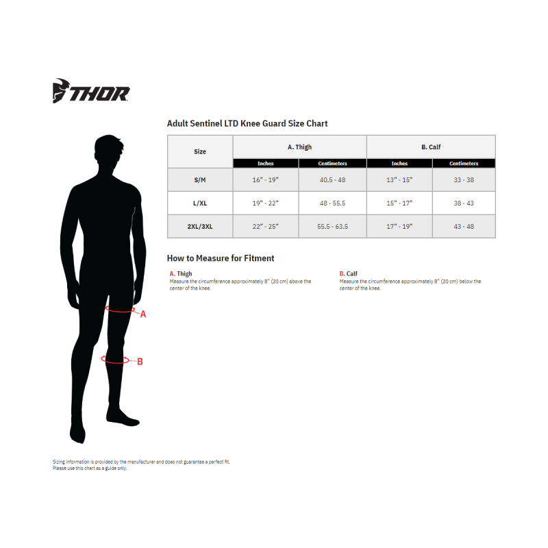 Kneeguard Thor Sentinel 2023 Black