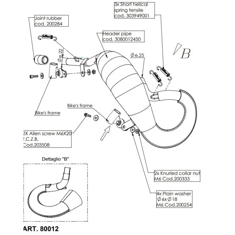 Exhaust LeoVince Beta RR 50 2018-2020