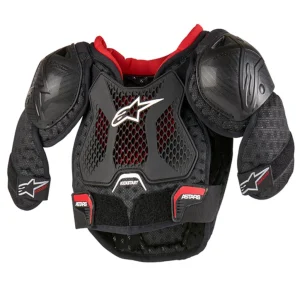 Pettorina Alpinestars Bambino ACTION KICKSTART Nera Rossa