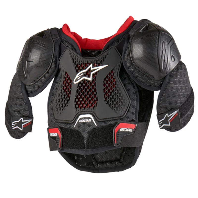 ALPINESTARS KIDS ACTION KICKSTART BLACK RED CHEST GUARD